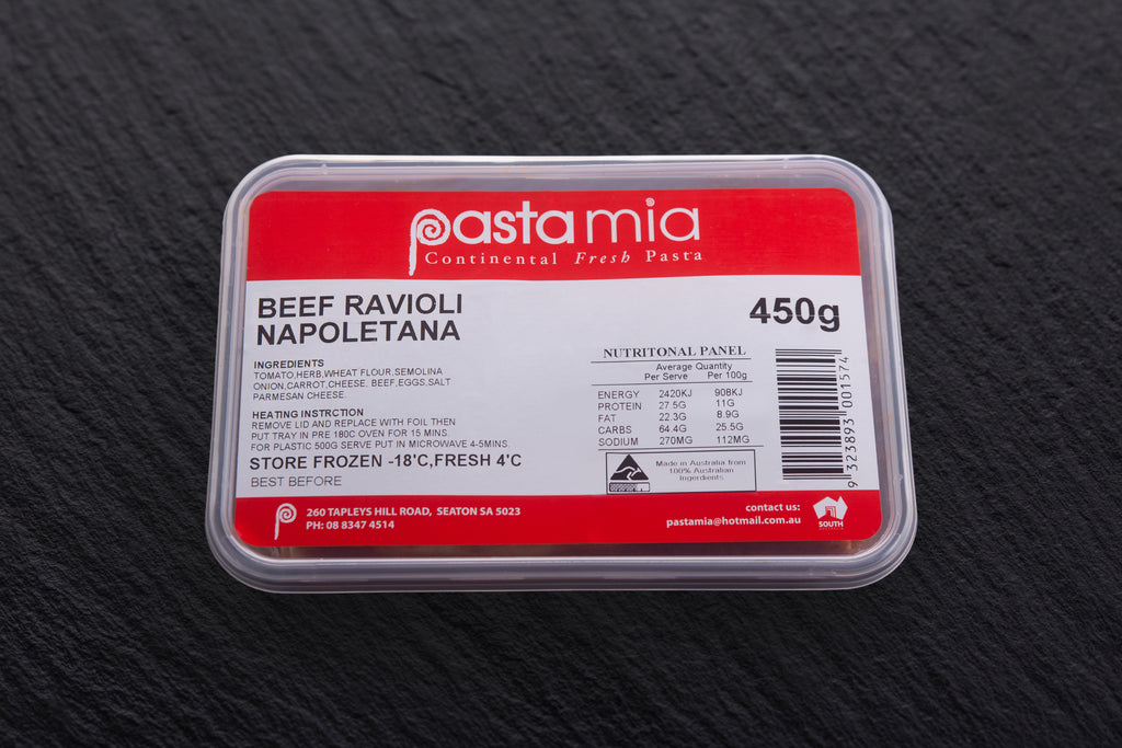Frozen Beef Ravioli With Napoletana Sauce