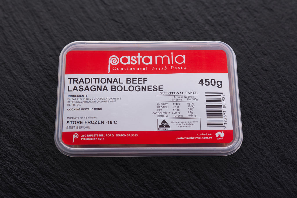 Frozen Beef Lasagna 450g