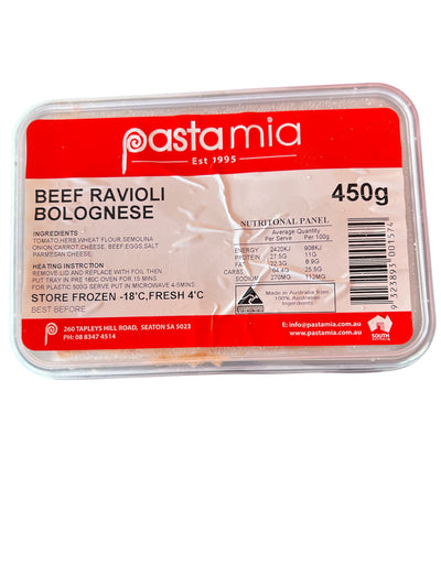 Wholesale Frozen Beef Ravioli With Bolognese Sauce
