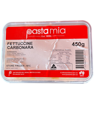 Frozen Fettuccine Carbonara