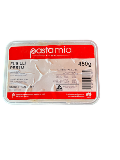 Frozen Fusilli Pesto Pasta