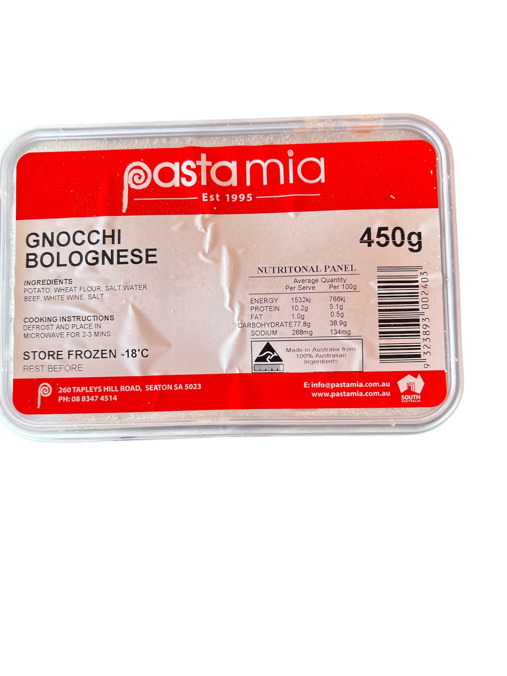 Wholesale Frozen Gnocchi With Bolognese Sauce